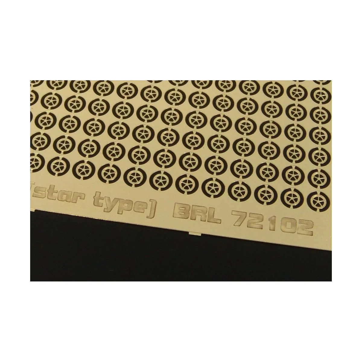 Tie down points (star type) US aircraft carrier, 1/72 - Brengun BRL...