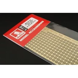 Tie down points (star type) US aircraft carrier, 1/72 - Brengun BRL... 2