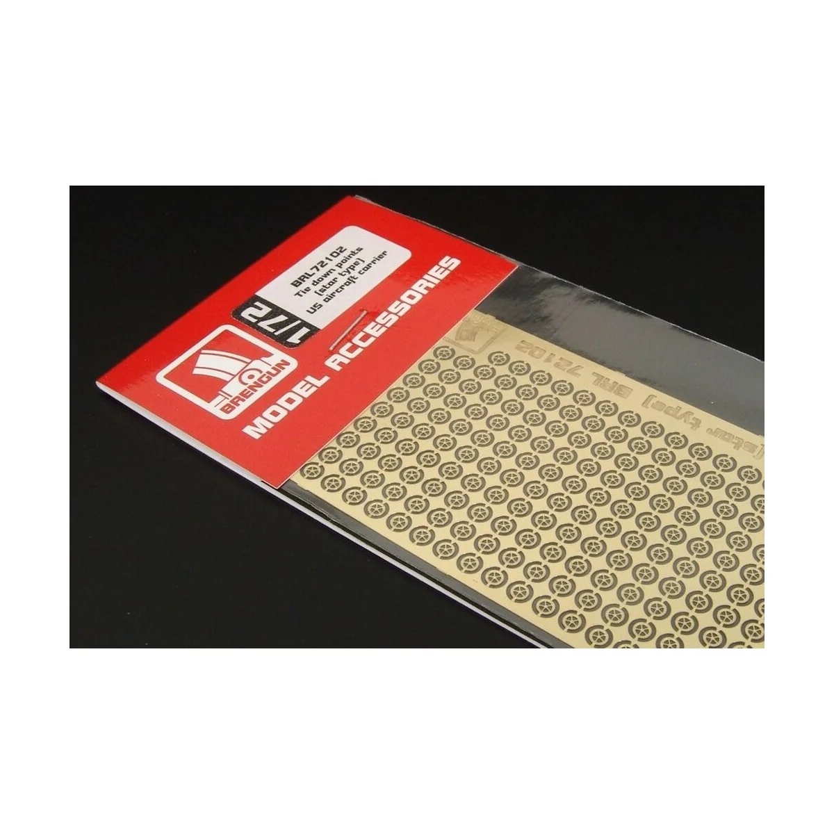 Tie down points (star type) US aircraft carrier, 1/72 - Brengun BRL...