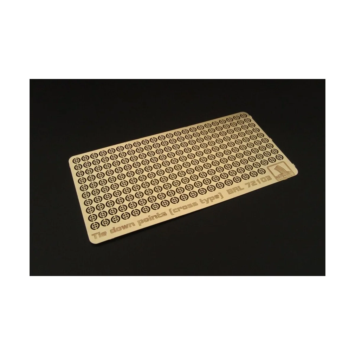 Tie down points (cross type) US aircraft carrier, 1/72 - Brengun BR...