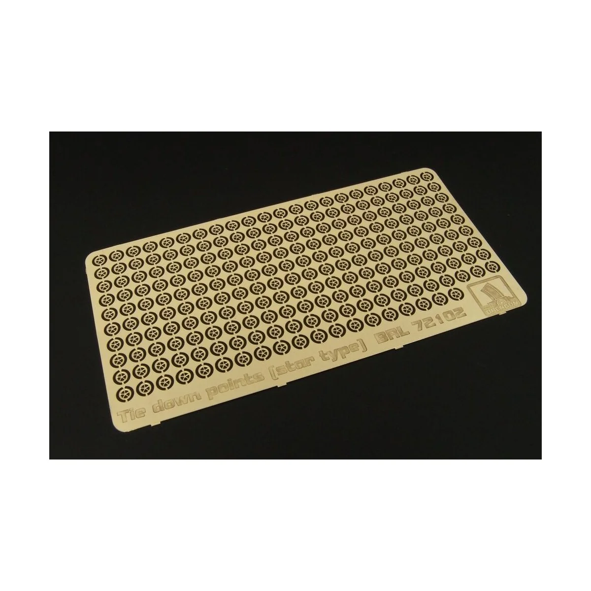Tie down points (star type) US aircraft carrier, 1/72 - Brengun BRL...