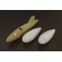 U S drop tanks caps, 1/72 - Brengun BRL72112