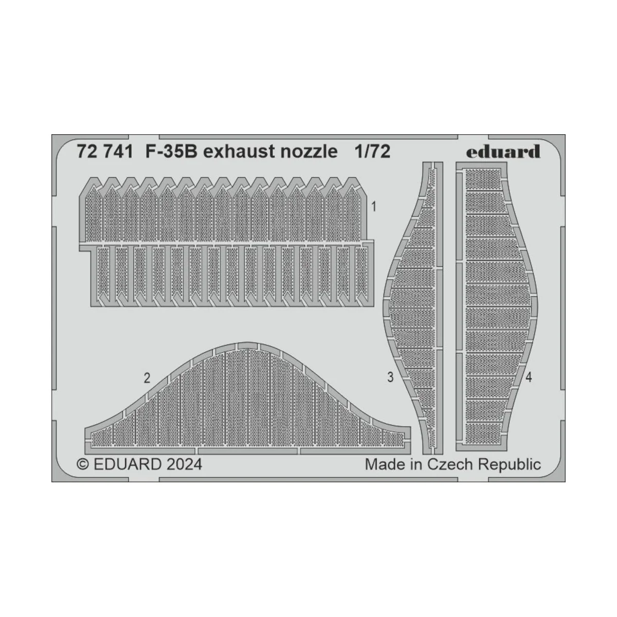 F-35B exhaust nozzle TAMIYA, 1/72 - Eduard Accessories 72741 F-35B exhaust nozzle TAMIYA, 1/72 - Eduard Accessories 72741