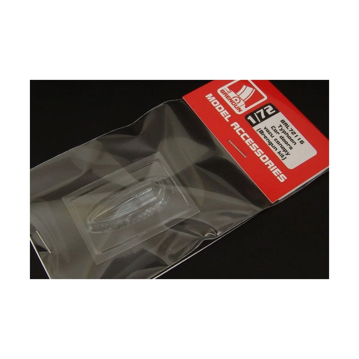 Typhoon Car doors vacu canopy (Brengun kit), 1/72 - Brengun BRL72116