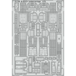 E-2C/C+ undercarriage HELLER, 1/72 - Eduard Accessories 72743
