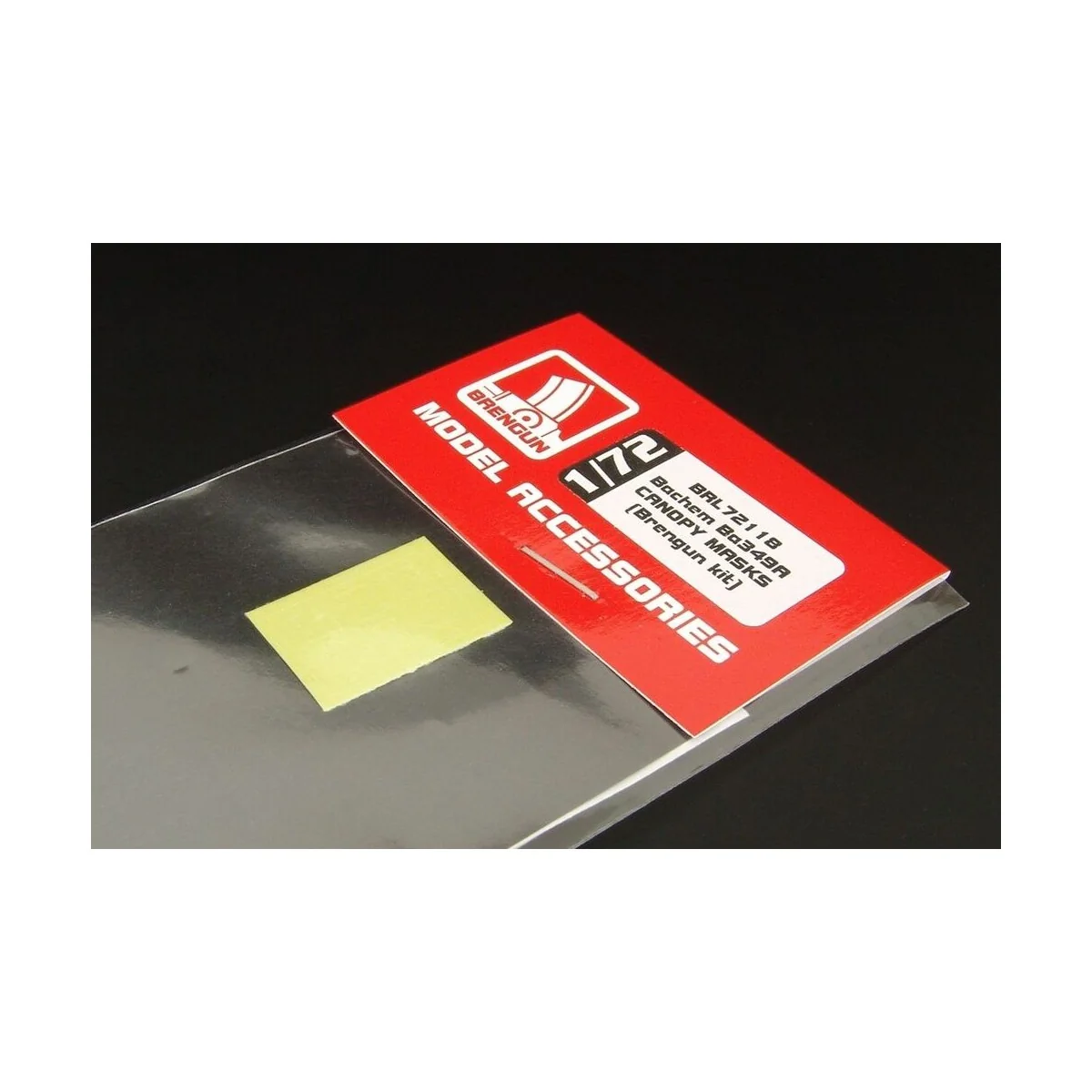 Bachem Ba349A CANOPY MASKS (Brengun kit), 1/72 - Brengun BRL72118