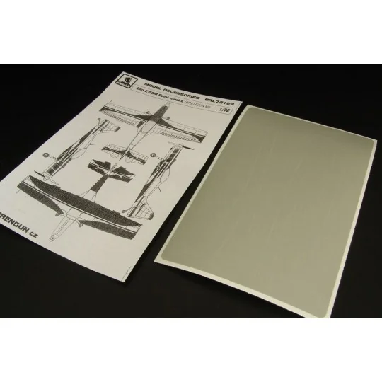 Z-50M Paint masks (Brengun), 1/72 - Brengun BRL72123
