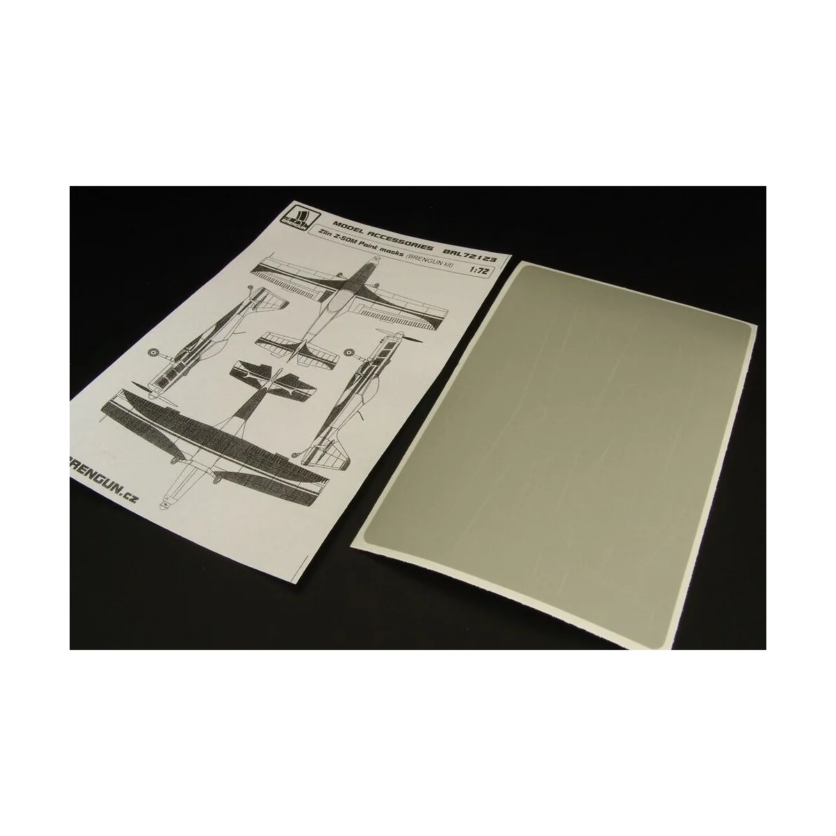 Z-50M Paint masks (Brengun), 1/72 - Brengun BRL72123