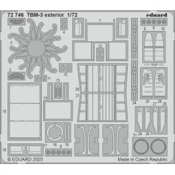 TBM-3 exterior HOBBY BOSS - Eduard Accessories 72746