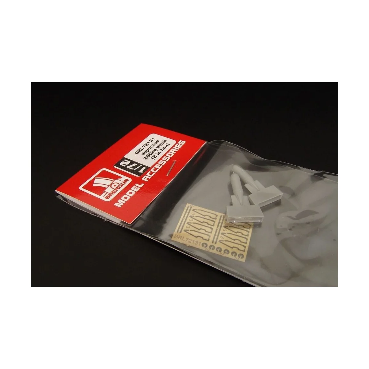 Japanese 250kg bomb (2 in box), 1/72 - Brengun BRL72131