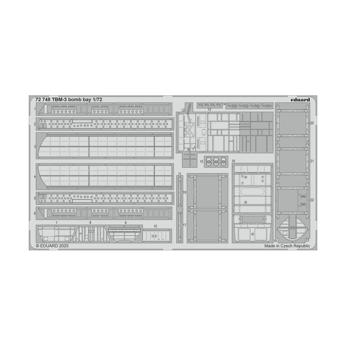 TBM-3 bomb bay HOBBY BOSS, 1/72 - Eduard Accessories 72748