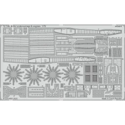 B-24J undercarriage & engines HASEGAWA, 1/72 - Eduard Accessories 7...