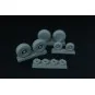 C-130 wheel set (with disc brakes) (Italeri), 1/72 - Brengun BRL72147