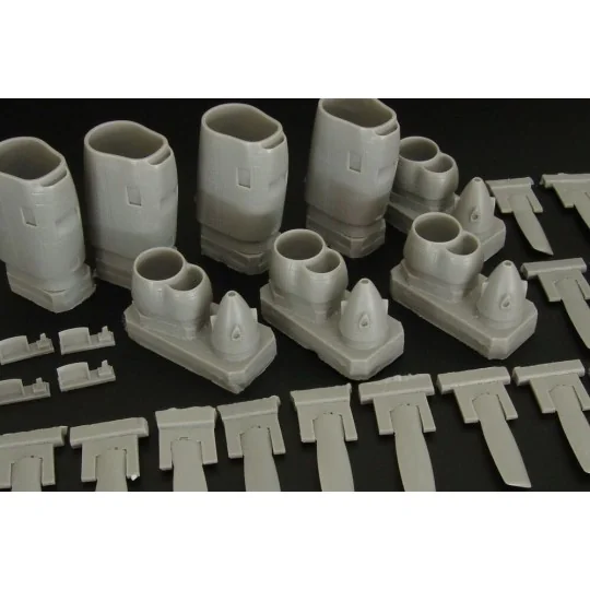 C-130 E-H engine set (Italeri kit), 1/72 - Brengun BRL72154