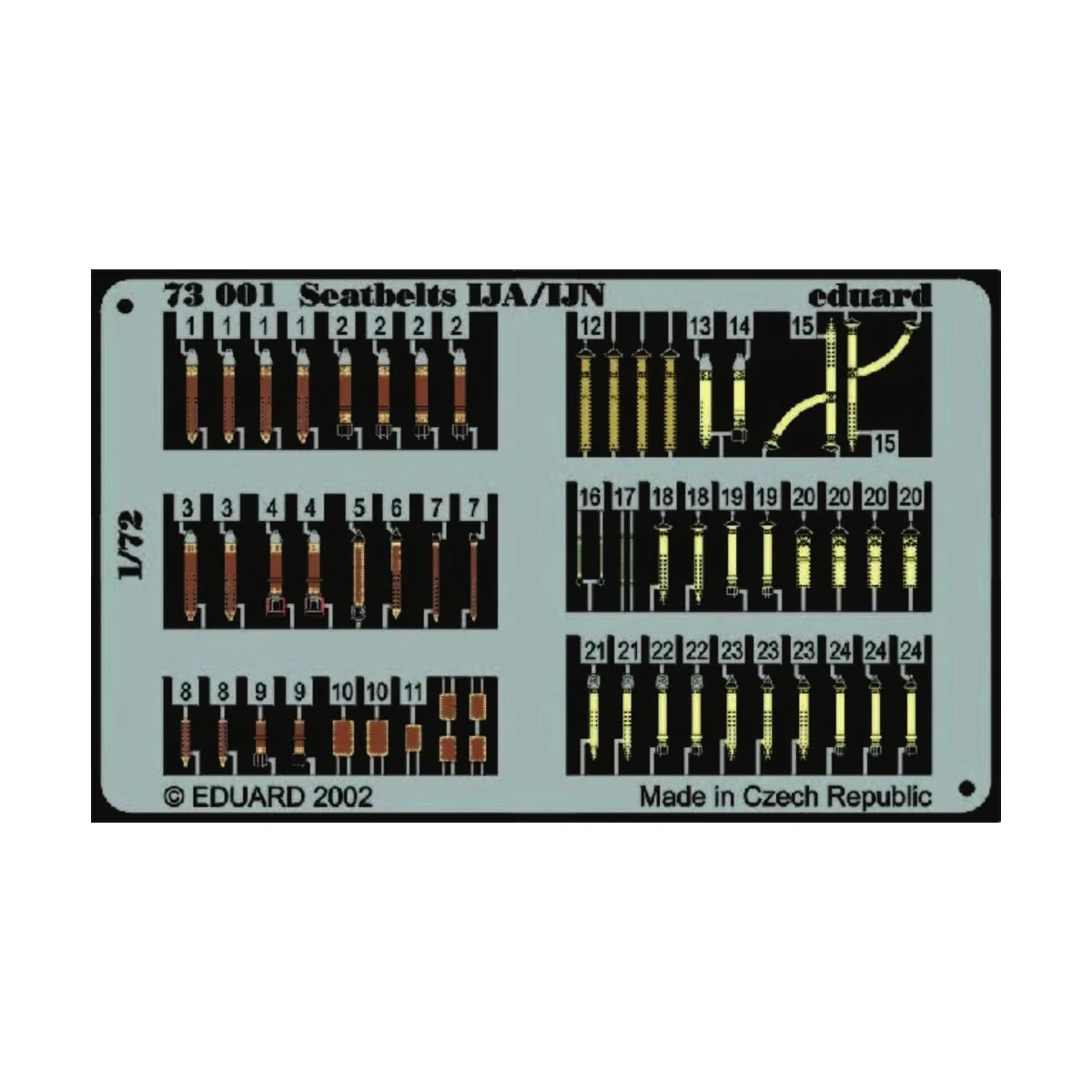 Seatbelts IJA/IJN, - Eduard Accessories 73001