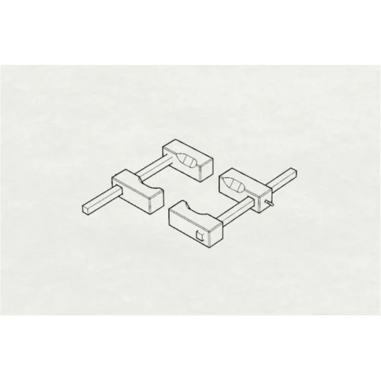 WWII U S Navy Wheel chocks, 1/72 - Brengun BRL72162