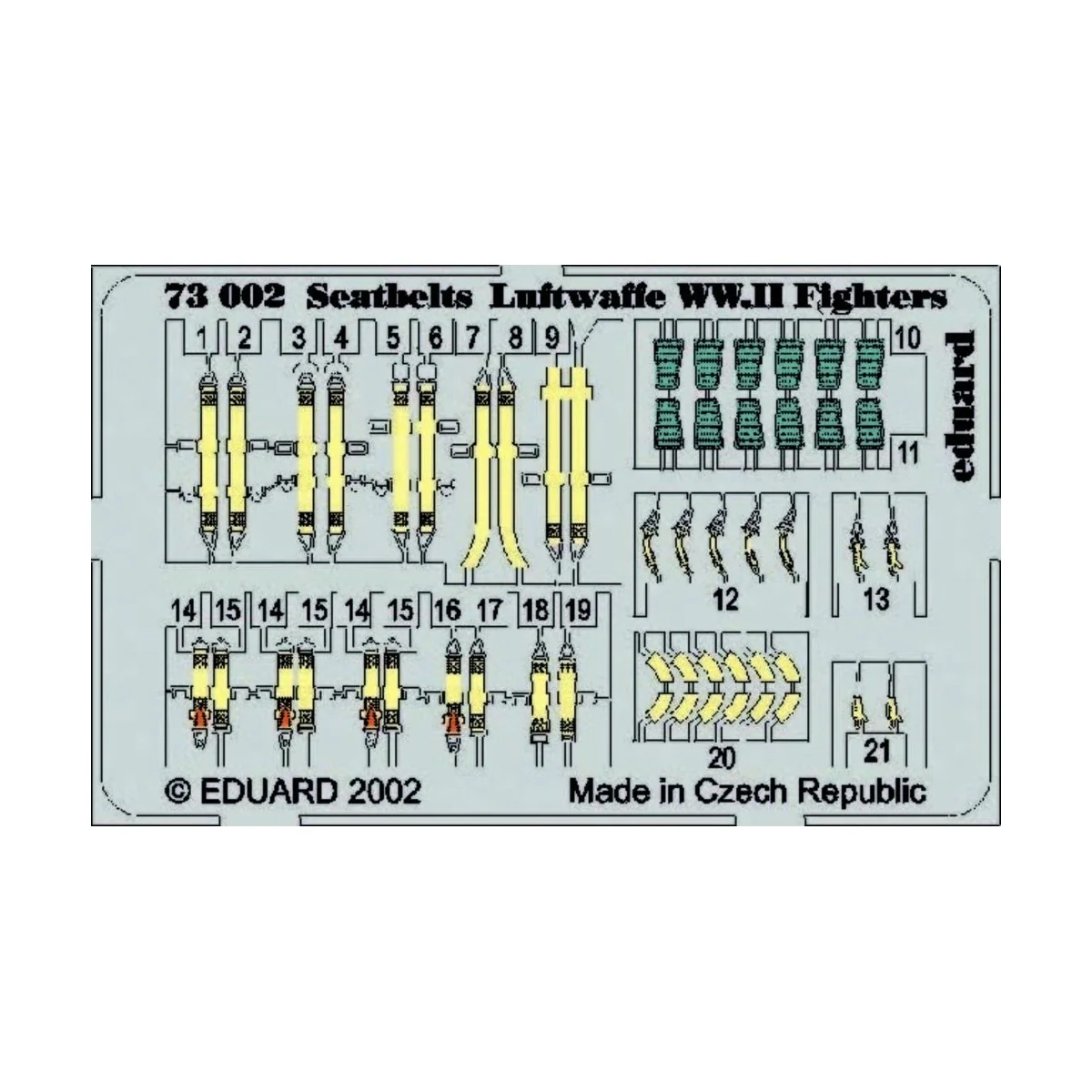 Seatbelts Luftwaffe WW.II Fighters - Eduard Accessories 73002