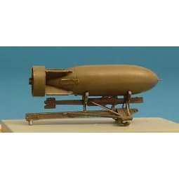 Bomb rack for Spitfire - british 500lb bomb, 1/48 - Brengun BRL48004