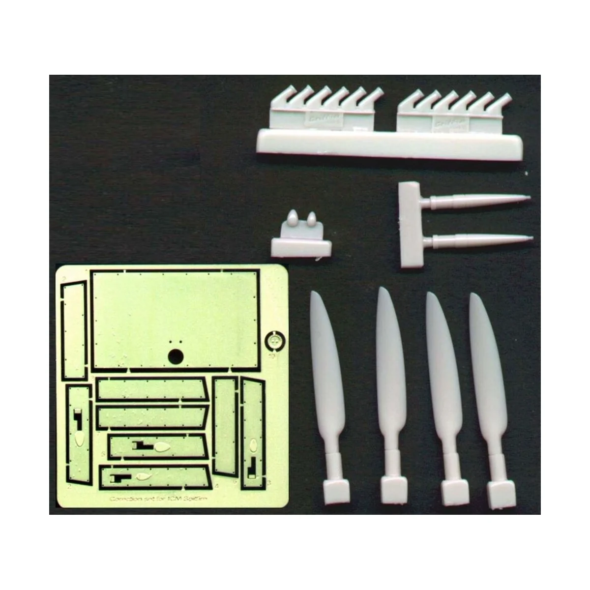 Correction set for ICM Spitfire, 1/48 - Brengun BRL48005