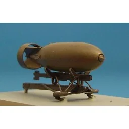 British 500lb bomb with bomb rack, 1/48 - Brengun BRL48003 2