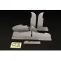 Beaufighter Mk IV -X control surfaces (TAMIYA), 1/48 - Brengun BRL4...