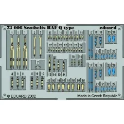 Seatbelts RAF Q Type, 1/72 - Eduard Accessories 73006