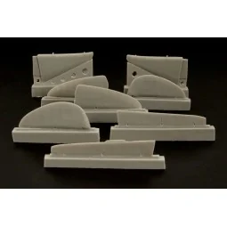 MiG 3 control surfaces (ICM and ALANGER kit), 1/48 - Brengun BRL48027