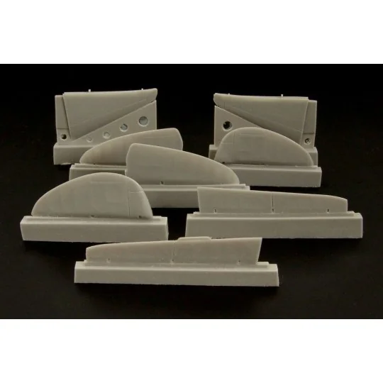 MiG 3 control surfaces (ICM and ALANGER kit), 1/48 - Brengun BRL48027