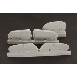 Spitfire MkIX control surfaces - early - for Airfix kit, 1/48 - Bre...