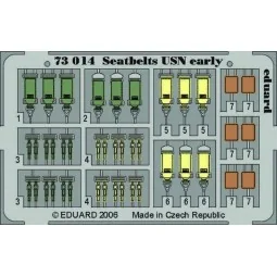 Seatbelts USN early - Eduard Accessories 73014