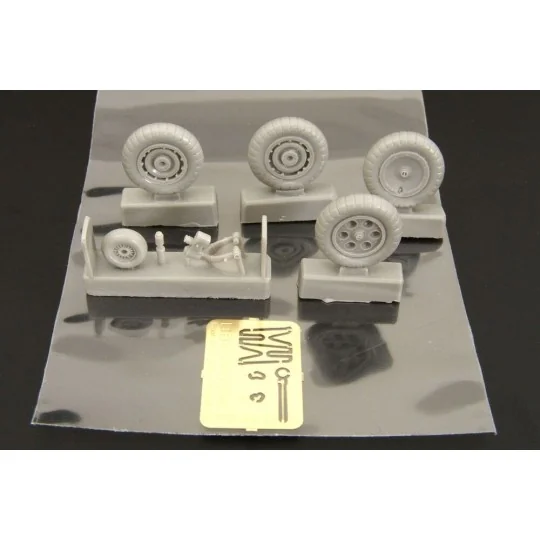 Wheels for Fw190 EARLY -LATE, 1/48 - Brengun BRL48037