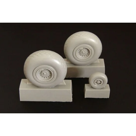 B17G wheel set, 1/48 - Brengun BRL48038