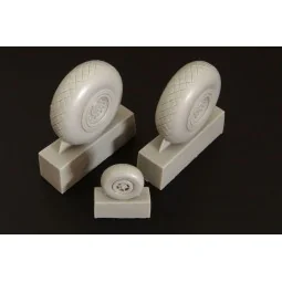 B17G wheel set, 1/48 - Brengun BRL48038 2