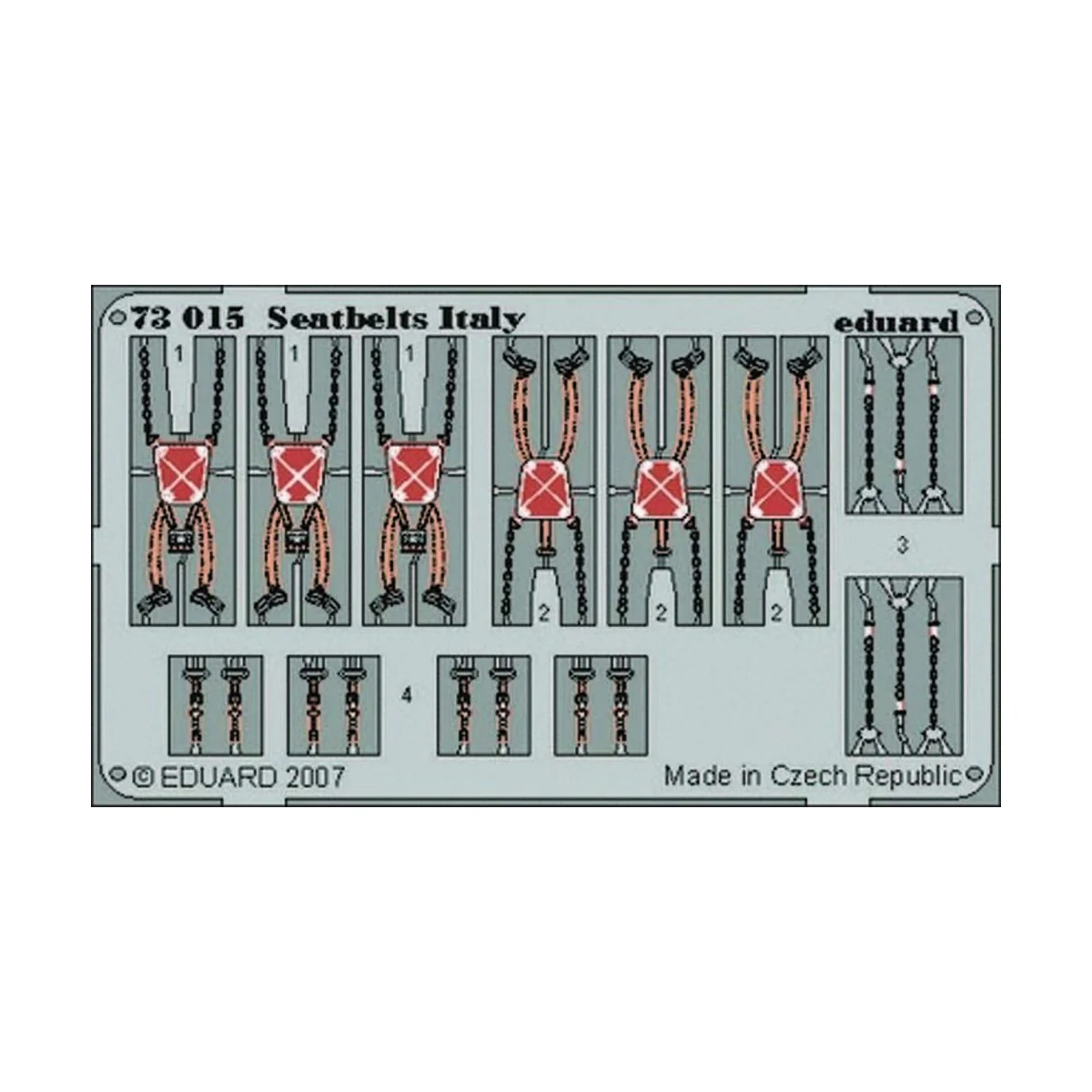 Seatbelts Italy WWII, 1/72 - Eduard Accessories 73015