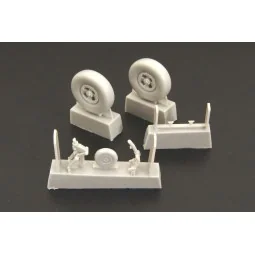 Huricane wheel set, 1/48 - Brengun BRL48039 2