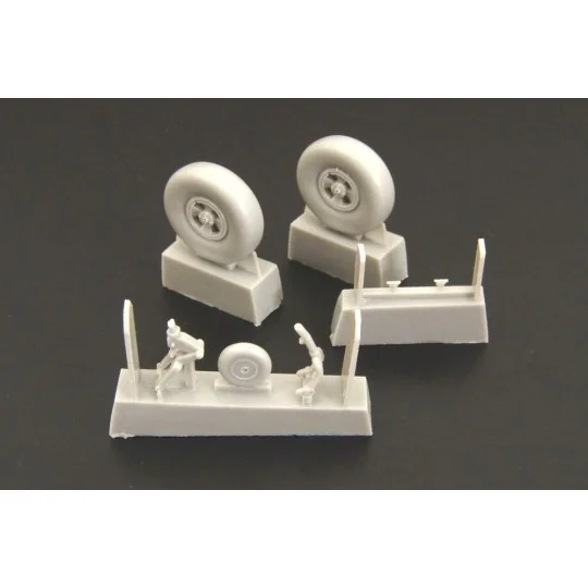 Huricane wheel set, 1/48 - Brengun BRL48039