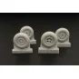 Wheels for F Barracuda Mk II (two types), 1/48 - Brengun BRL48041