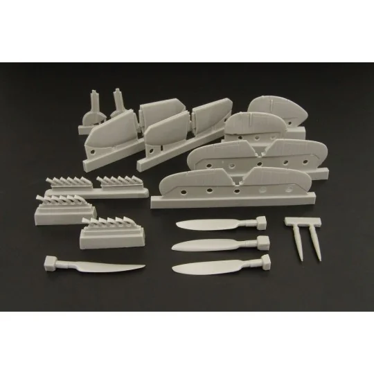 Spitfire MkIX exterior set -(Airfix), 1/48 - Brengun BRL48042