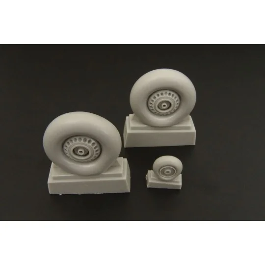 Wellington wheel set for (TRUMPETER), 1/48 - Brengun BRL48043