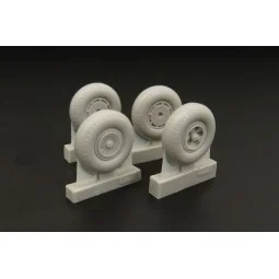Wheels for F Barracuda Mk II (two types), 1/48 - Brengun BRL48041 2