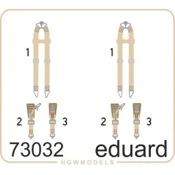Seatbelts Luftwaffe WWII bombers SUPERFA - Eduard Accessories 73032