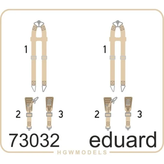 Seatbelts Luftwaffe WWII bombers SUPERFA, 1/72 - Eduard Accessories... Seatbelts Luftwaffe WWII bombers SUPERFA, 1/72 - Eduard Accessories...