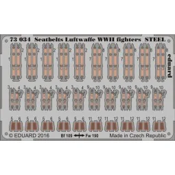 Seatbelts Luftwaffe WWII fighters STEEL, 1/72 - Eduard Accessories ...
