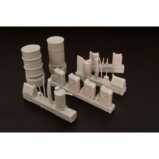 Oil and fuel set, 1/48 - Brengun BRL48055