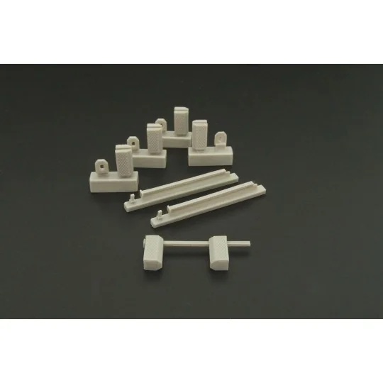 US Navy wheel chocks (modern), 1/48 - Brengun BRL48063
