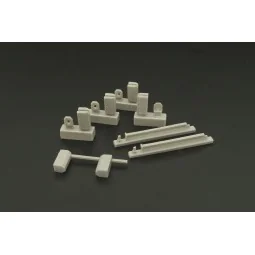 US Navy wheel chocks (modern), 1/48 - Brengun BRL48063 2