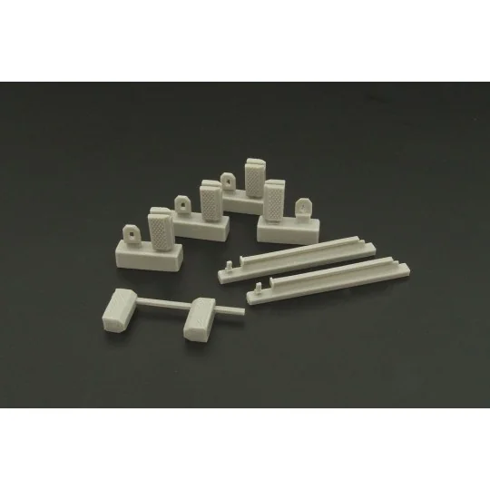 US Navy wheel chocks (modern), 1/48 - Brengun BRL48063
