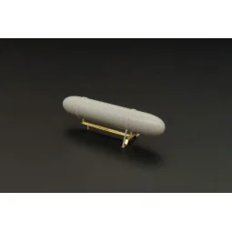 50gal cigar fuel tank w-rack (double pack), 1/48 - Brengun BRL48068 2