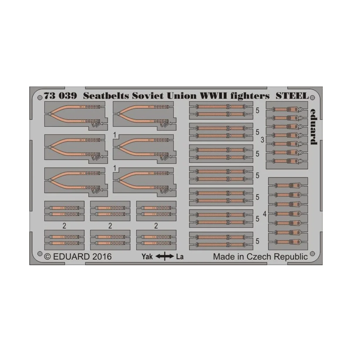 Seatbelts Soviet Union WWII fightersSTEE - Eduard Accessories 73039