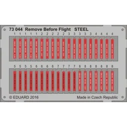 Remove Before Flight STEEL, 1/72 - Eduard Accessories 73044